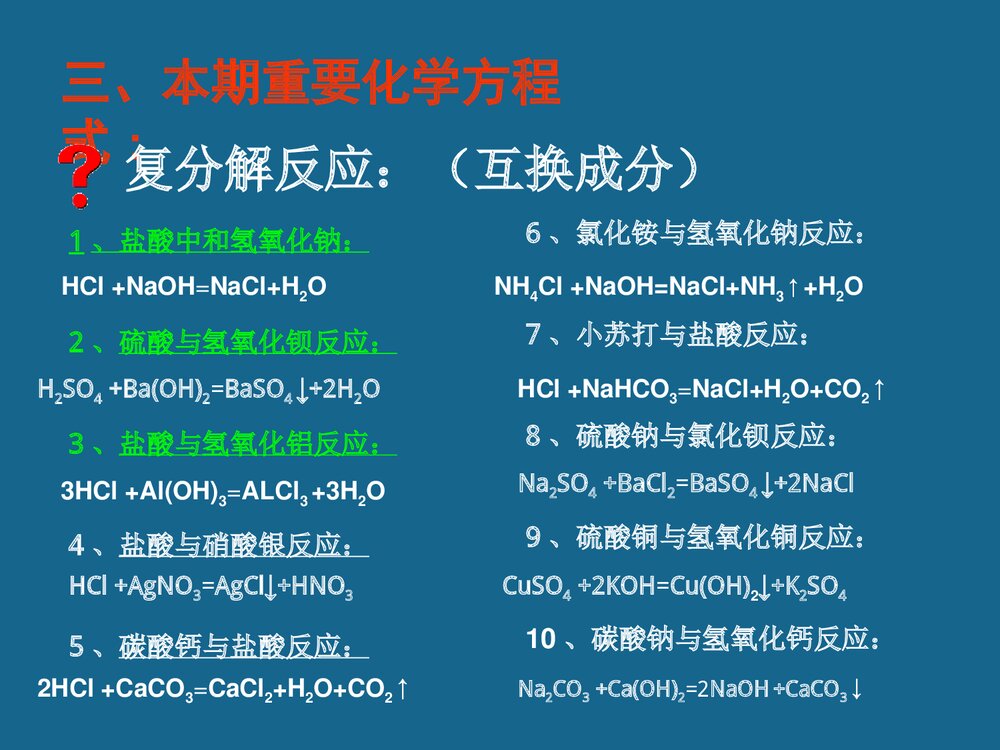《常见化学反应基本类型》九年级化学专题复习PPT课件下载7