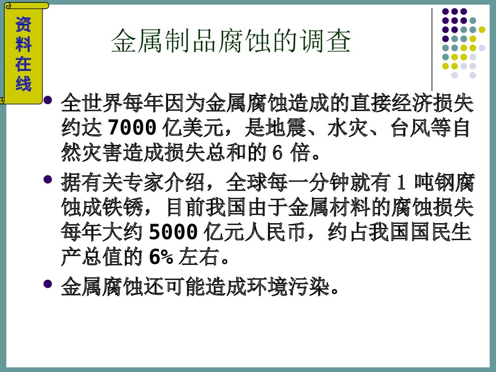 高中化学《金属的电化学腐蚀和防护》PPT课件下载3