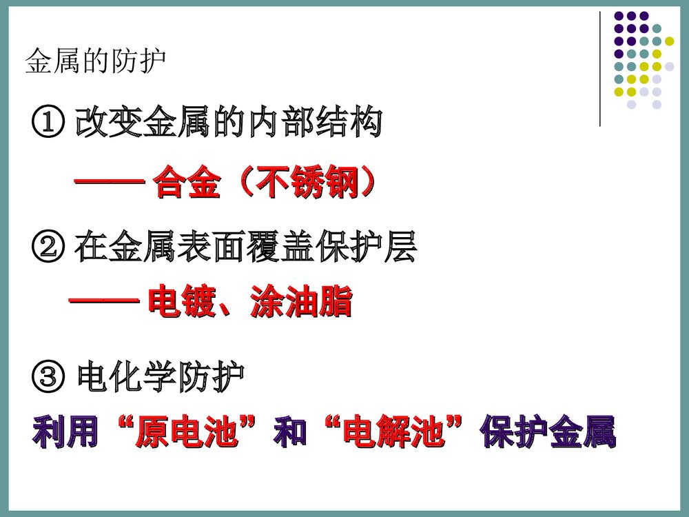 高中化学《金属的电化学腐蚀和防护》PPT课件下载8