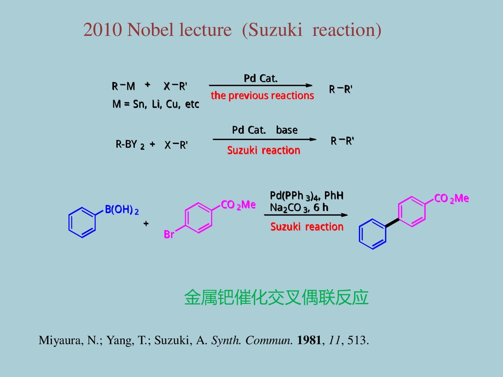 药物合成中的金属有机化学PPT课件下载8
