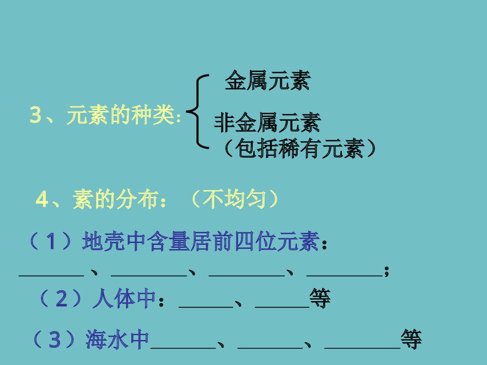 中考科学之化学元素总复习课件PPT下载7