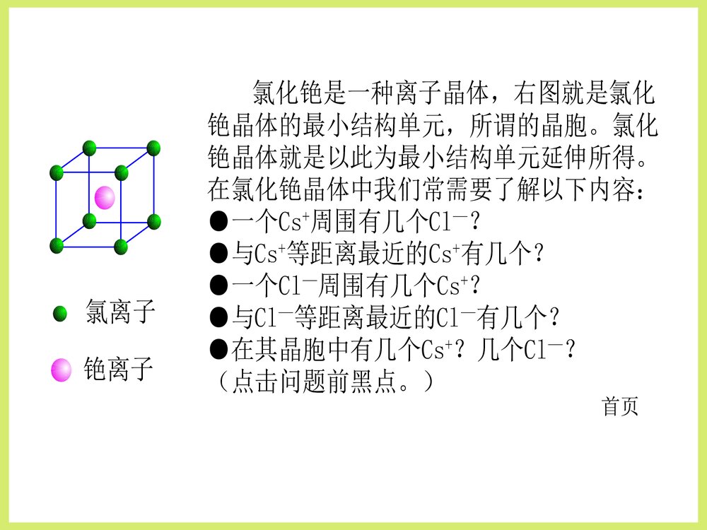 《氯化钠的晶体结构》高中化学PPT课件5