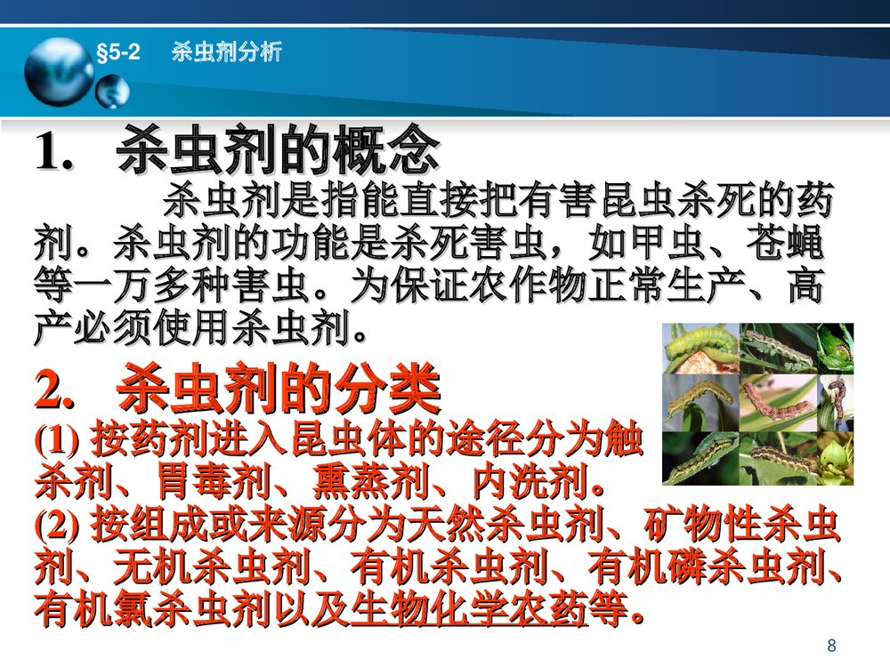 第五章 农药分析PPT课件8