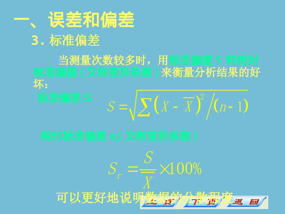 分析化学误差和分析数据的处理PPT课件7