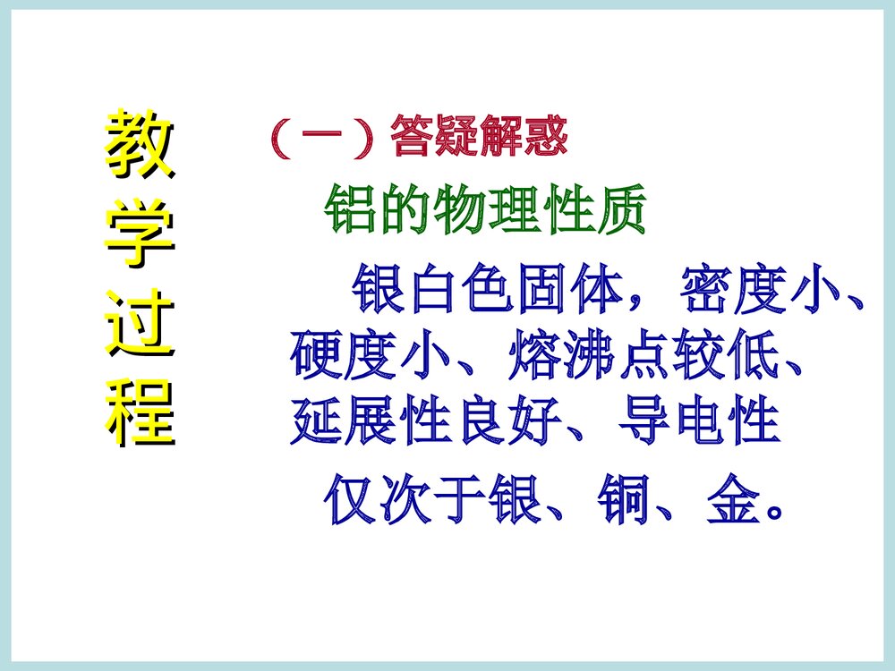高一化学铝的知识点PPT课件下载6