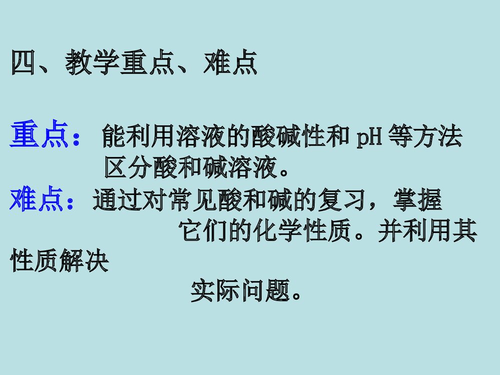 第十单元 常见酸和碱专题复习PPT课件7