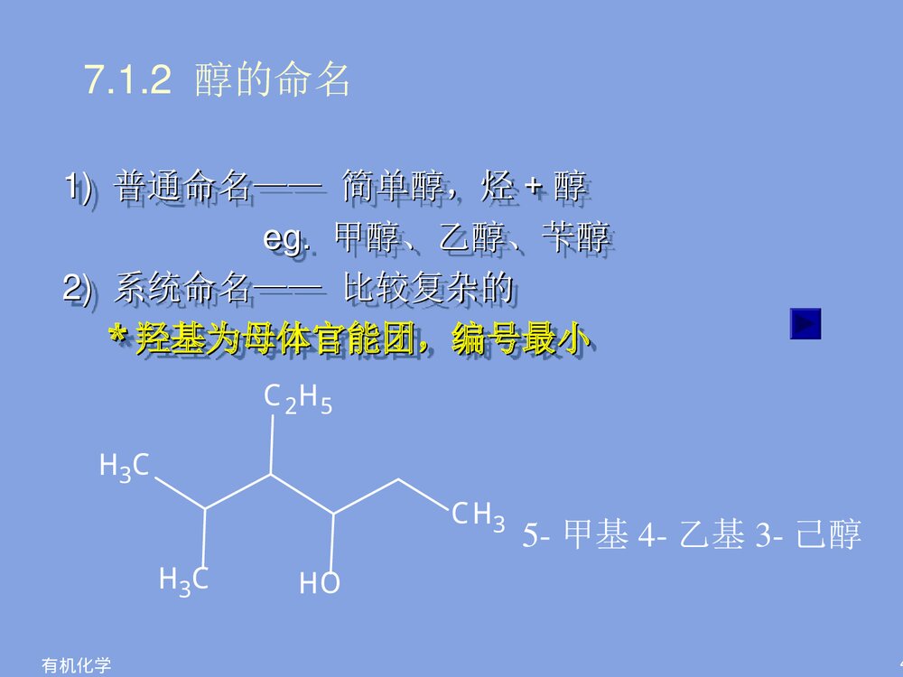 有机物化学《第七章 醇酚》PPT课件下载4