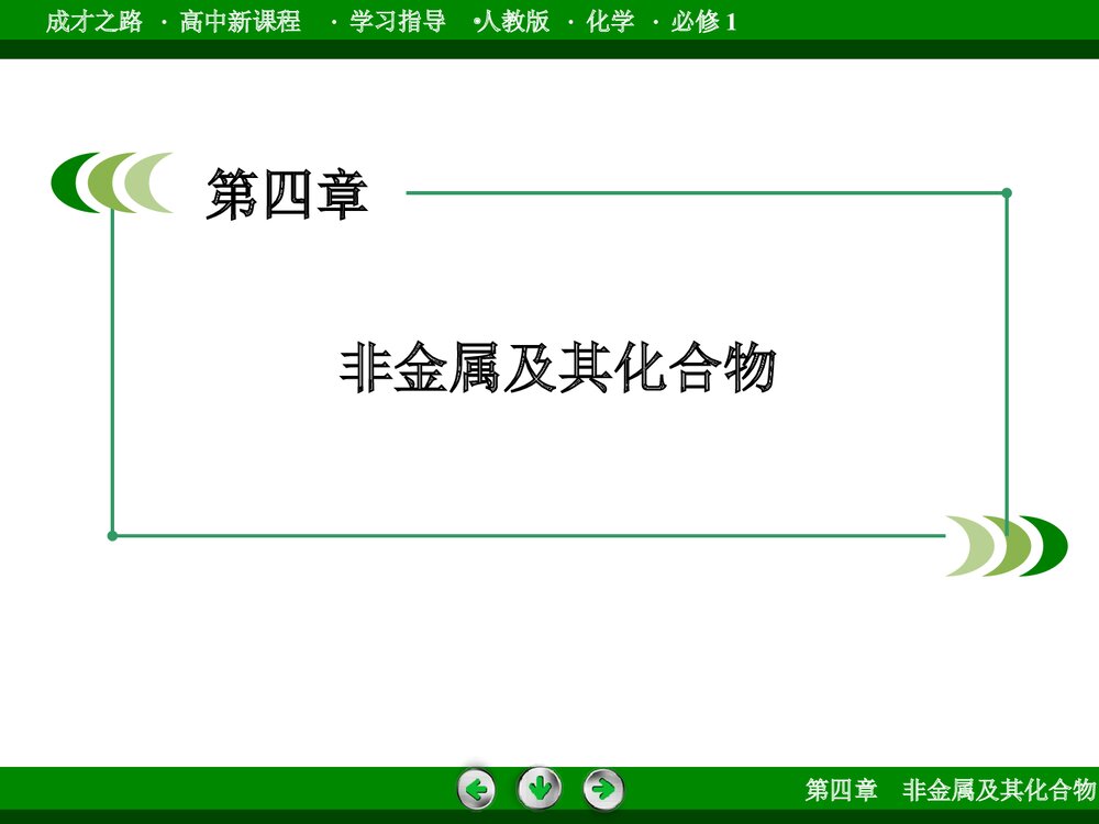 高中化学必修一《第四章 非金属及其化合物》章末复习提升PPT课件2