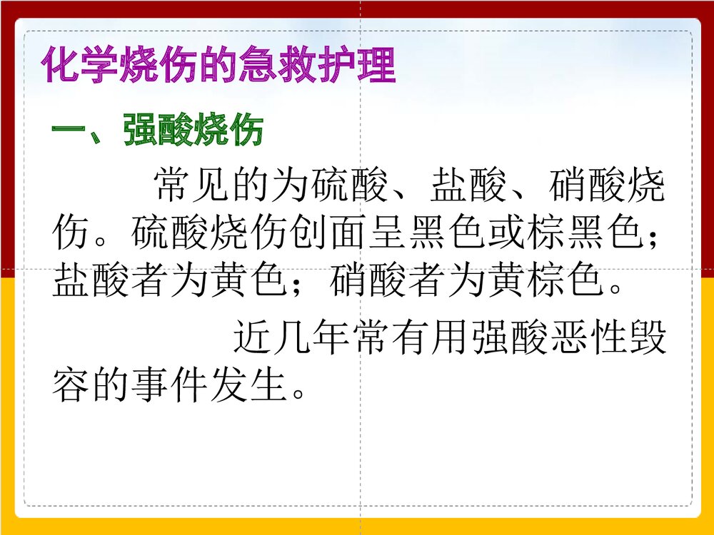 化学烧伤的护理查房PPT课件下载2