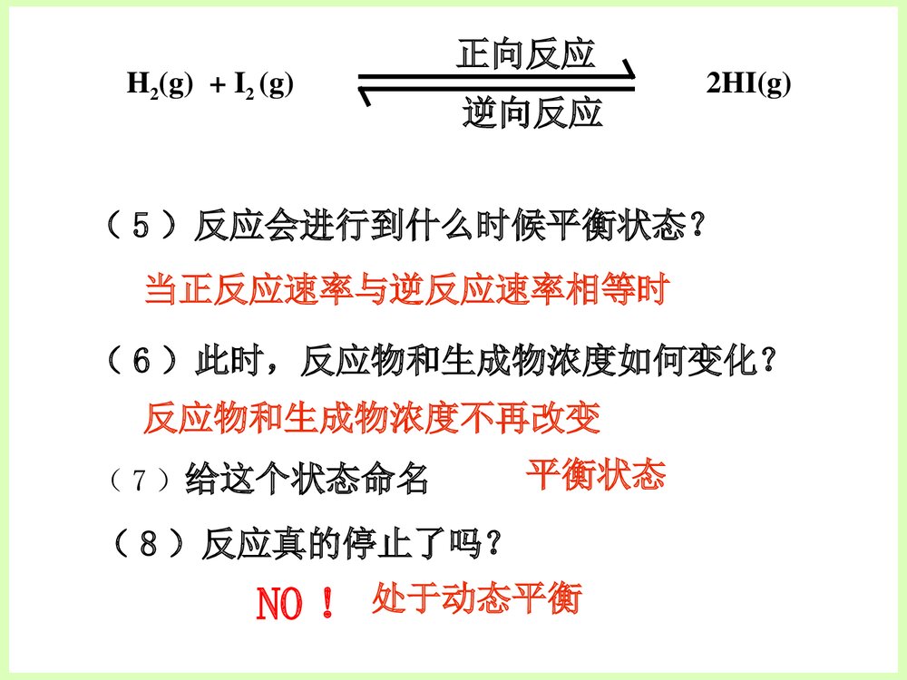 化学反应的速率和限度PPT课件下载7
