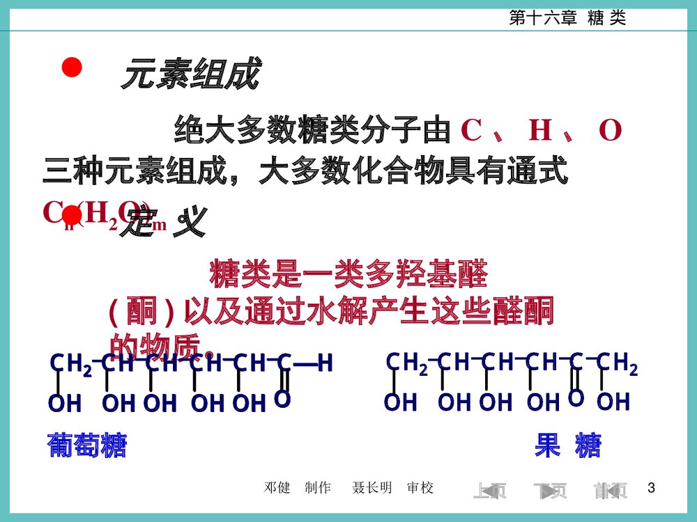 有机化学糖类PPT课件下载3