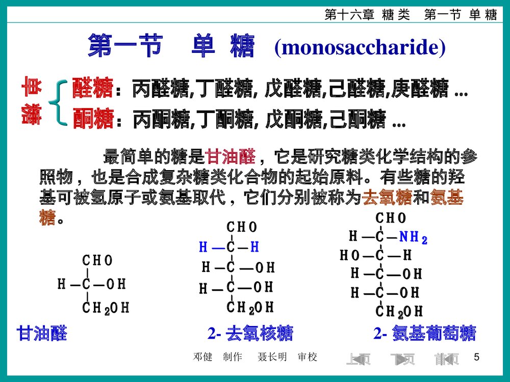 有机化学糖类PPT课件下载5