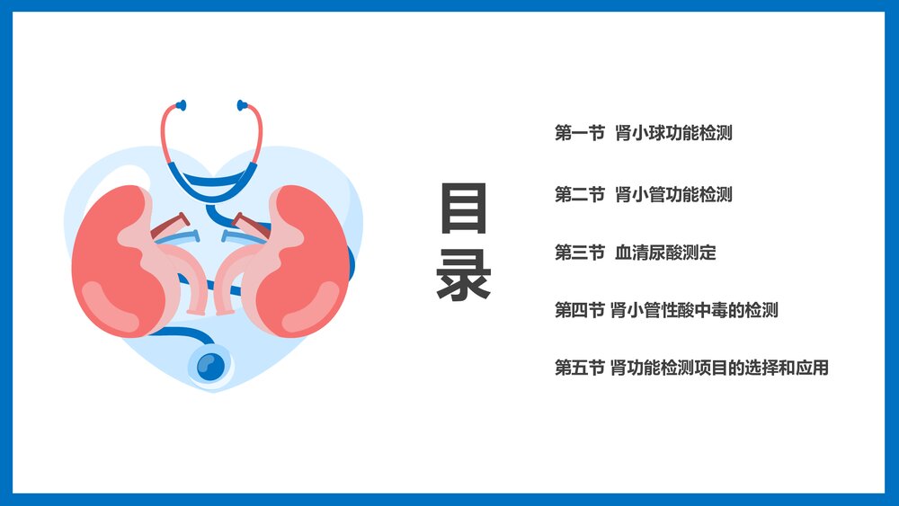 肾脏功能检查医疗培训PPT课件2