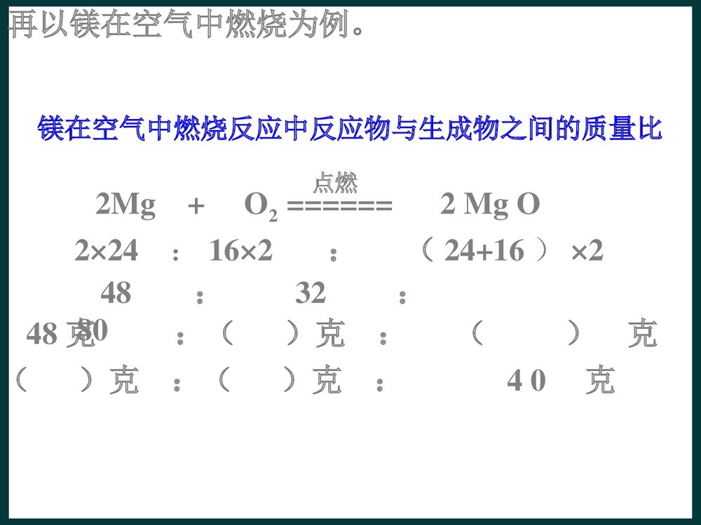 课题3 利用化学式方程式的简单计算PPT课件9