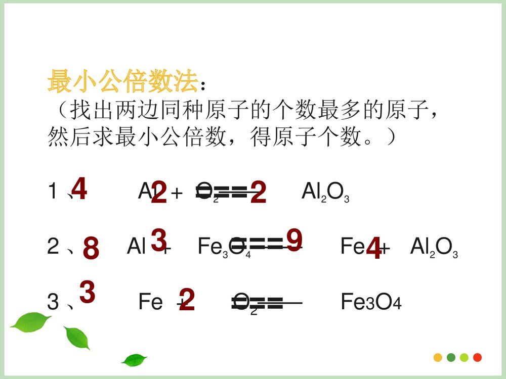 化学方程式的配平PPT课件下载6