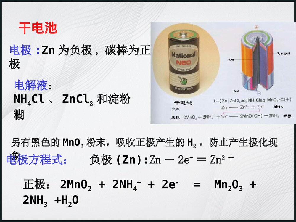 高中化学选修《第四章 化学电源》PPT课件7