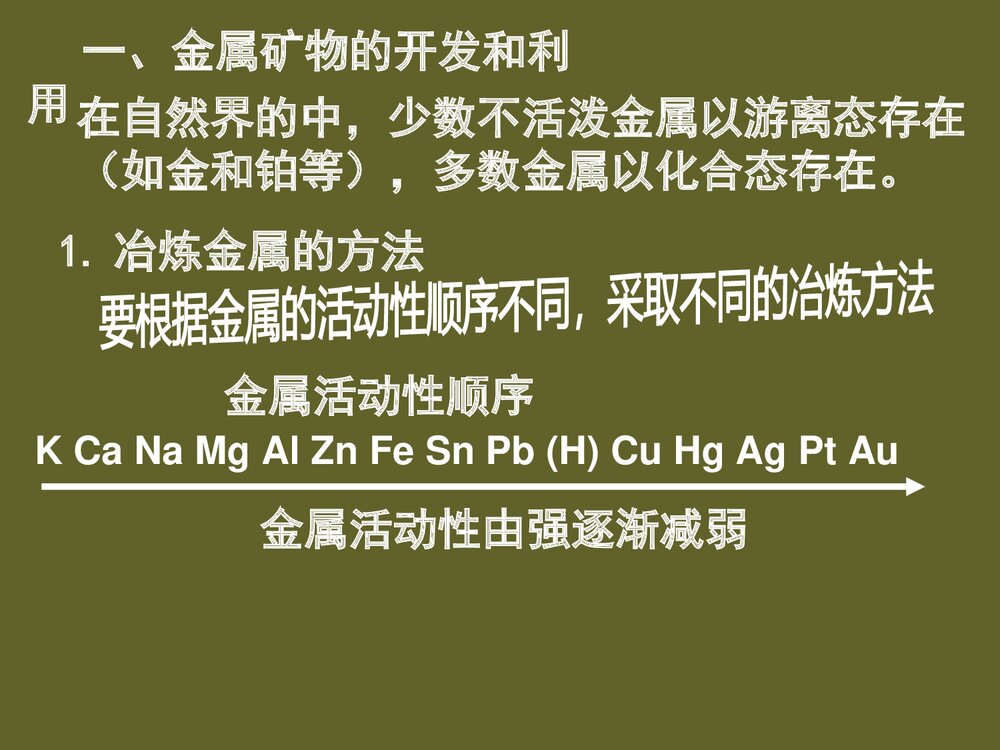 化学必修二《第四章 化学与自然资源的开发利用》PPT课件下载2