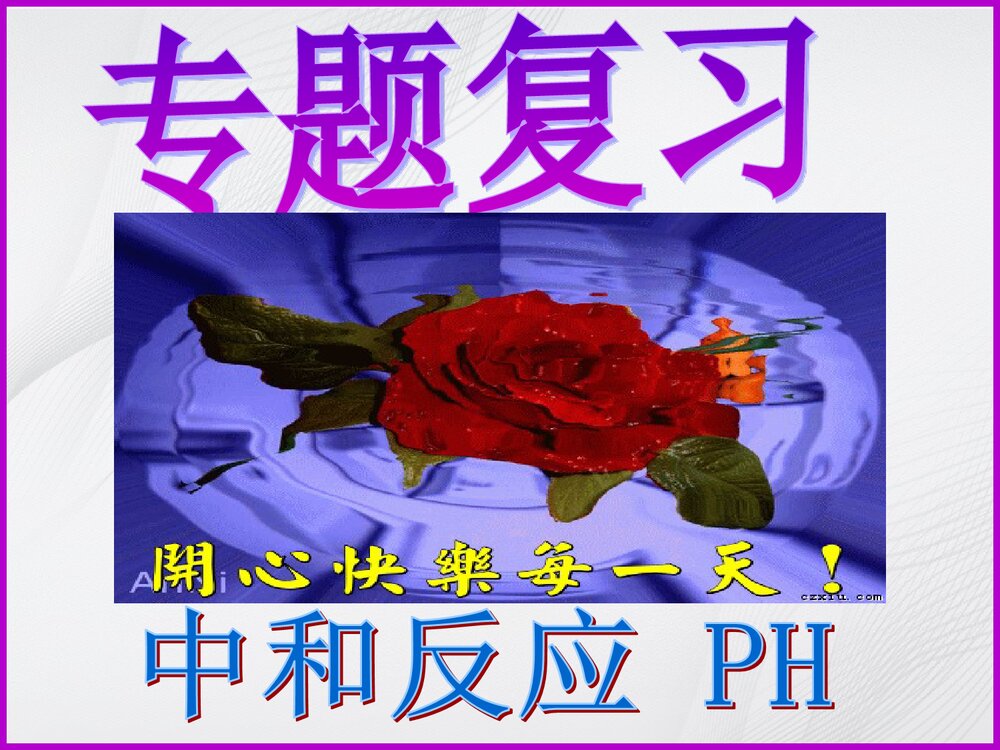 化学专题复习《中和反应 PH》PPT课件下载1