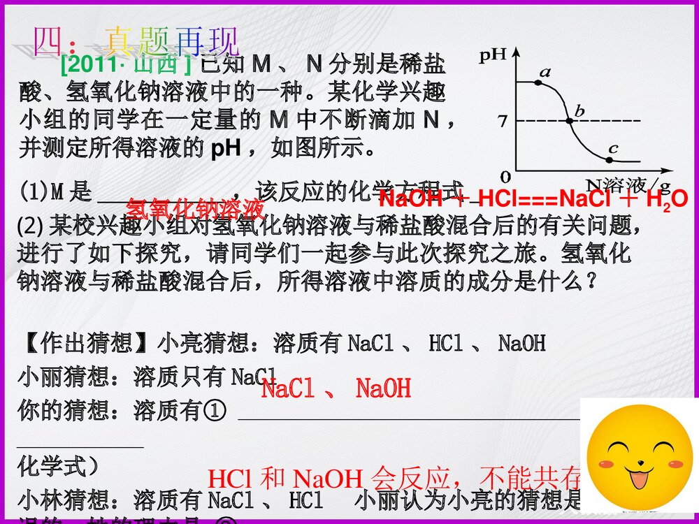化学专题复习《中和反应 PH》PPT课件下载9