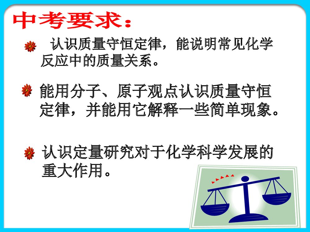《质量守恒定律及其应用》中考化学专题复习PPT课件下载3