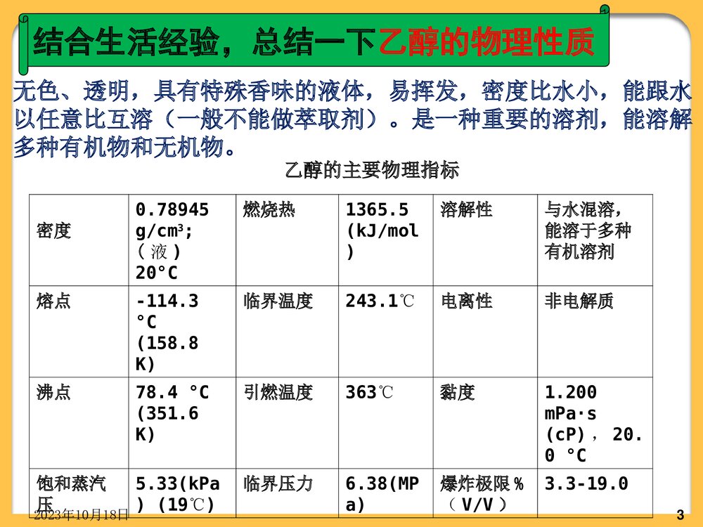 化学必修二《乙醇》PPT课件下载3