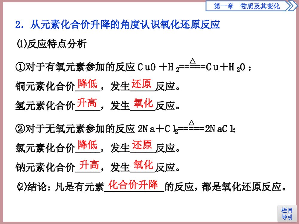 氧化还原反应物质及其变化PPT课件第1课时4