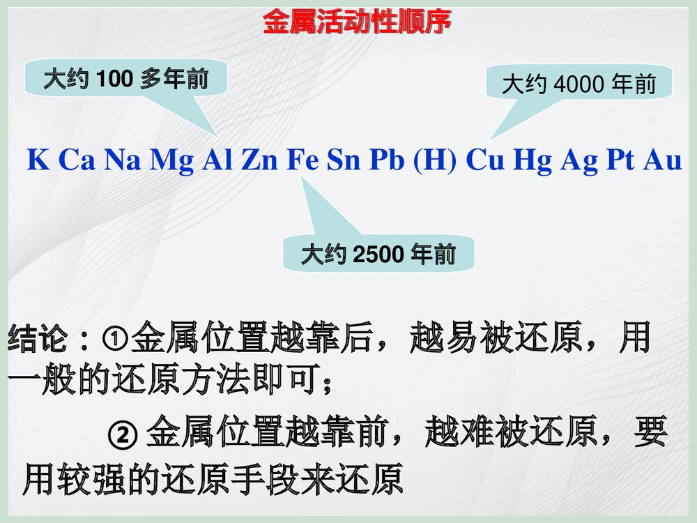 人教版高一必修二化学《开发利用金属矿物和海水资源》PPT课件下载7