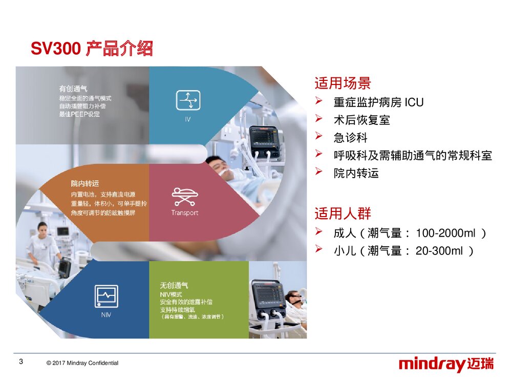 迈瑞SV300呼吸机介绍及基本操作PPT课件下载3
