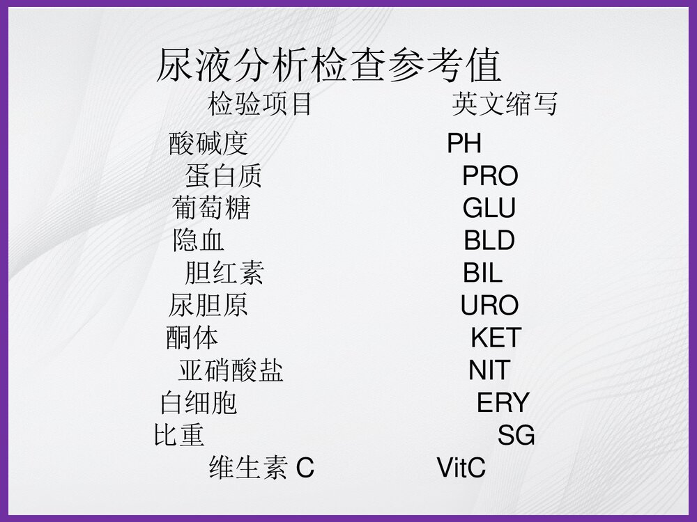 尿液化学检验PPT课件下载3