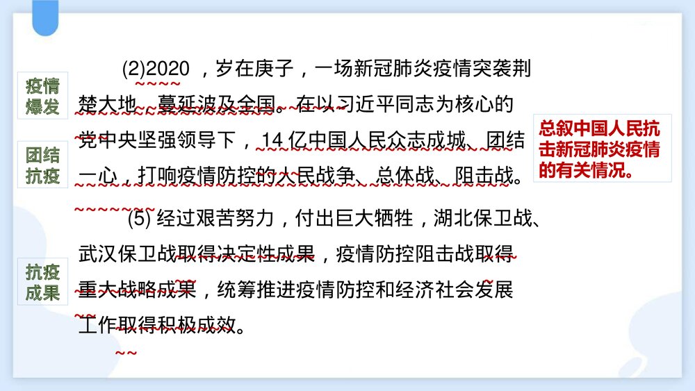 《在民族复兴的历史丰碑上2020中国抗疫记》统编版高中语文选择性必修上册PPT课件5