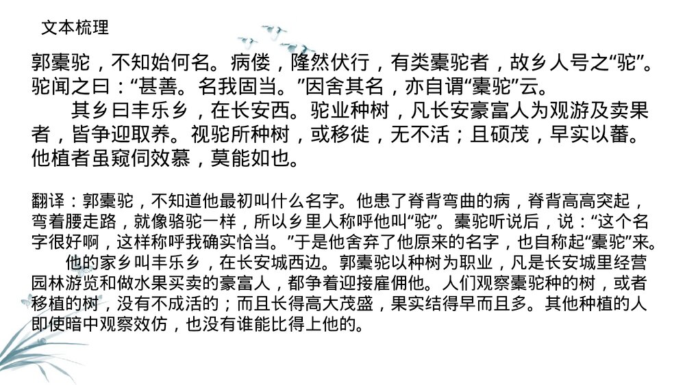 《种树郭橐驼传》统编版高中语文选择性必修下册PPT课件9