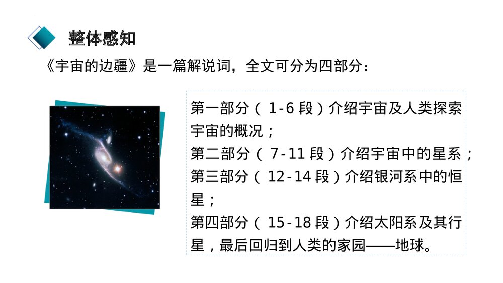 部编高中语文选择性必修下册《宇宙的边疆》PPT课件下载5
