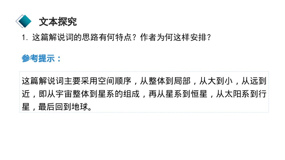 部编高中语文选择性必修下册《宇宙的边疆》PPT课件下载7