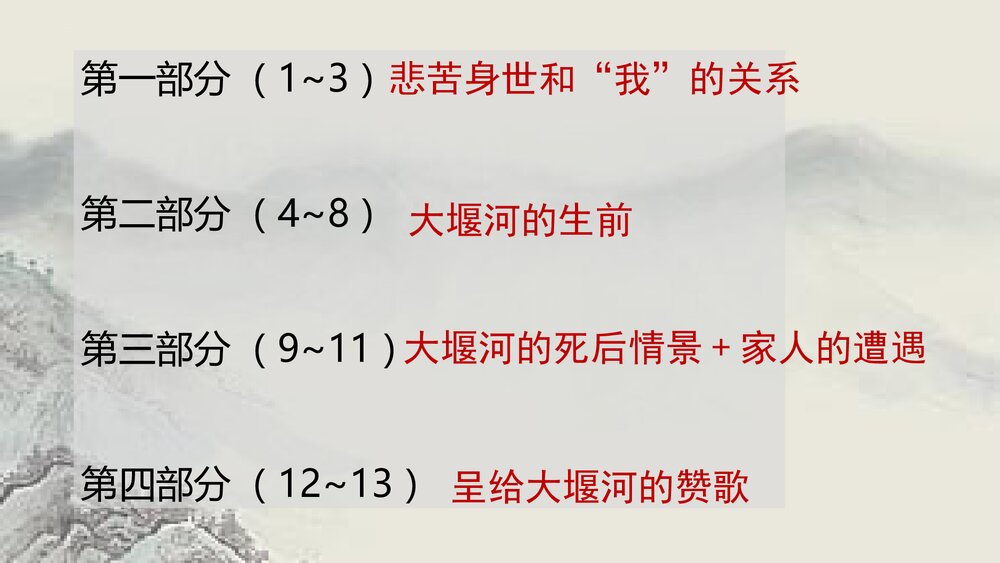 《大堰河我的保姆》高中语文统编版选择性必修下册PPT教学课件3