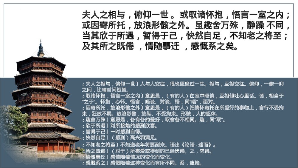 高中语文统编版选择性必修下册《兰亭集序》PPT课件10