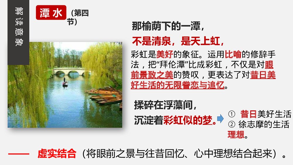 《再别康桥》高中语文选择性必修下册PPT教学课件7