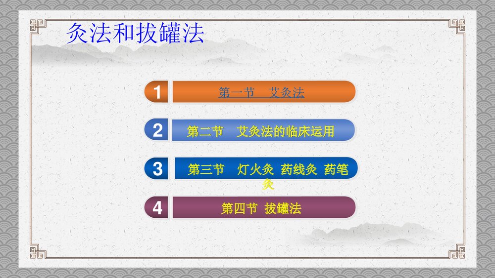 灸法和拔罐法PPT课件2
