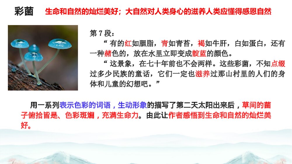 高中语文统编版选择性必修下册 《一个消逝了的山村》PPT课件下载10