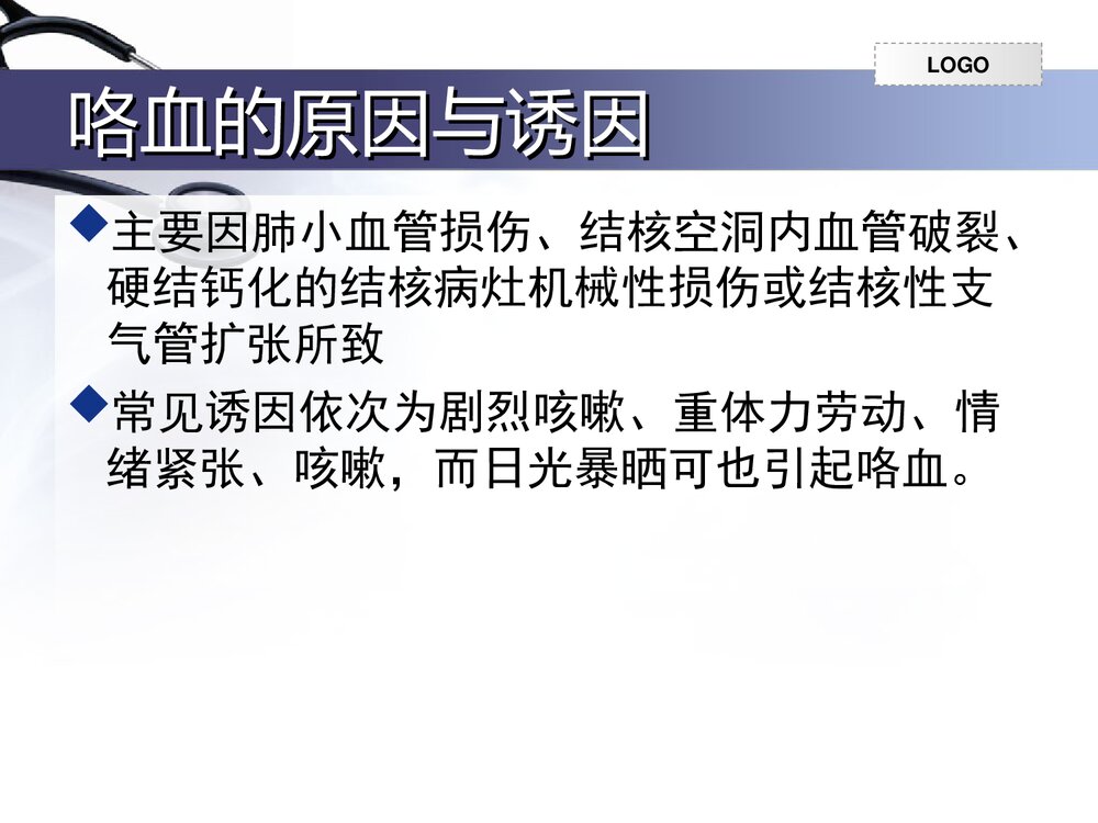 咯血的护理PPT课件下载3