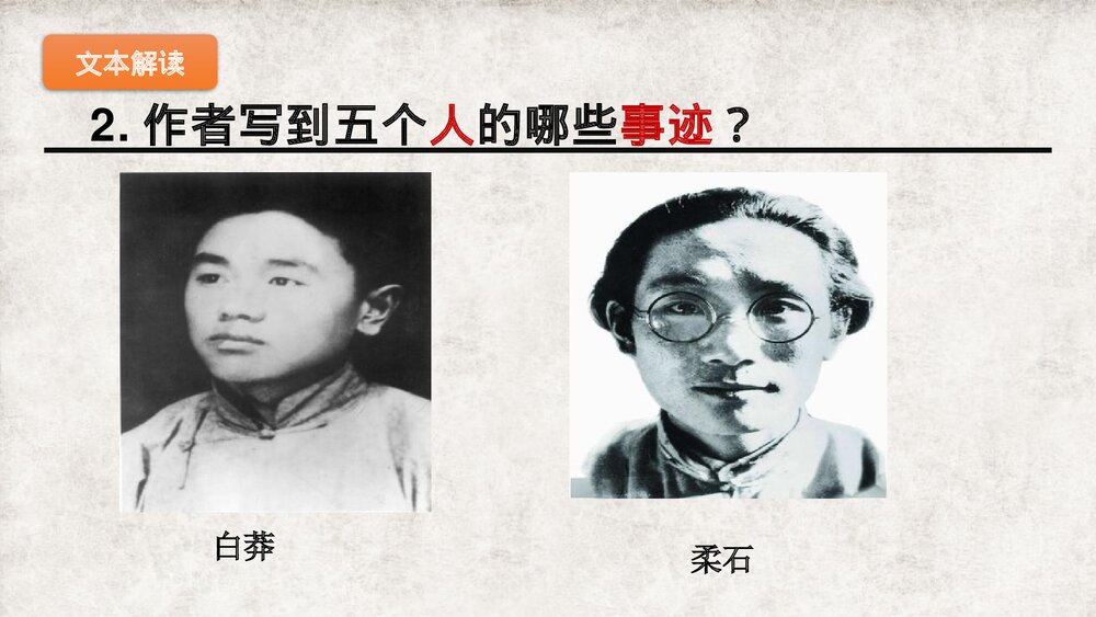 《为了忘却的记念》高中语文选择性必修中册PPT课件9