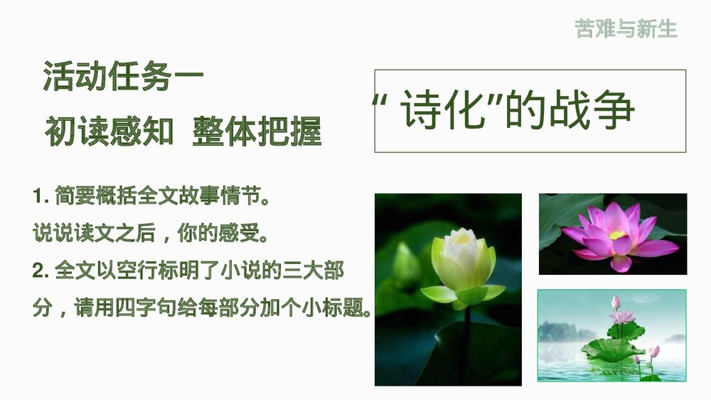 《荷花淀》统编版高中语文选择性必修中册PPT教学课件6