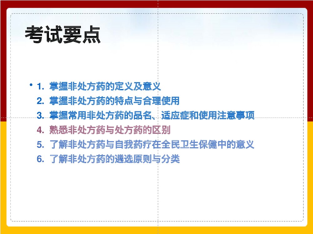 《第五章 非处方药含答题》执业药师PPT课件下载2