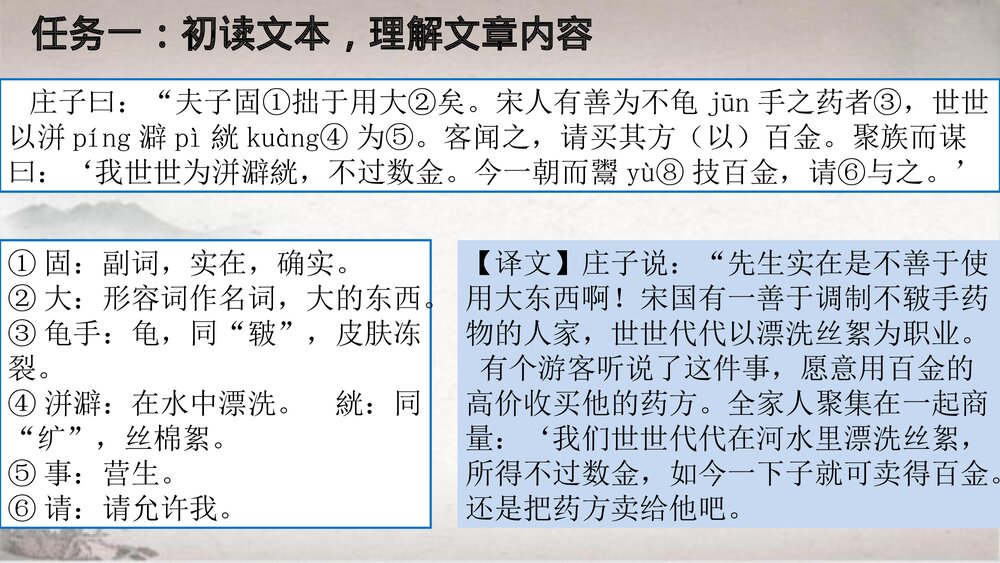 高中语文统编版选择性必修上册 《五石之瓠》PPT课件10