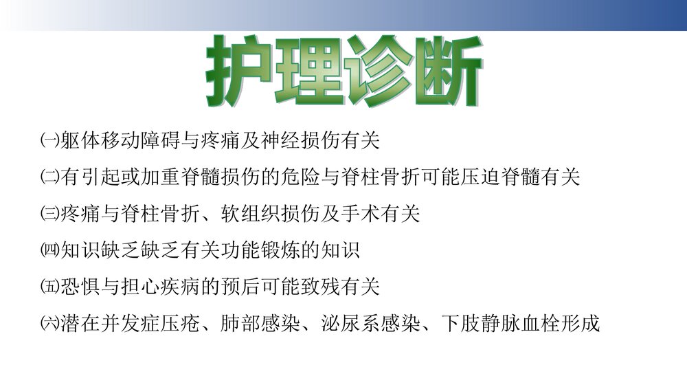 脊柱骨折病人的护理PPT课件下载10