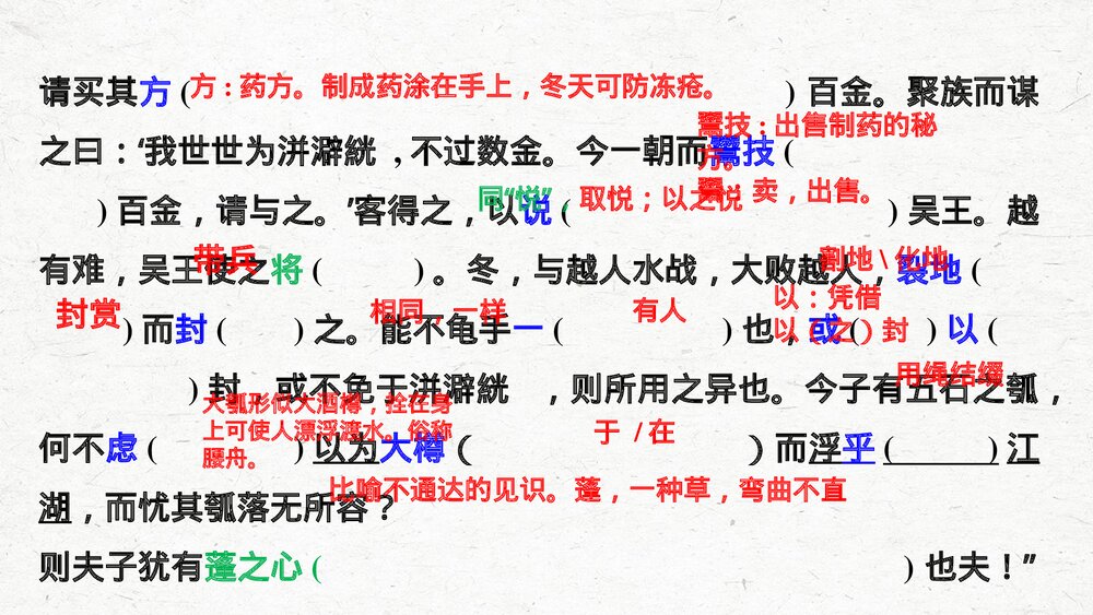 《五石之瓠》高中语文选择性必修上册PPT课件7