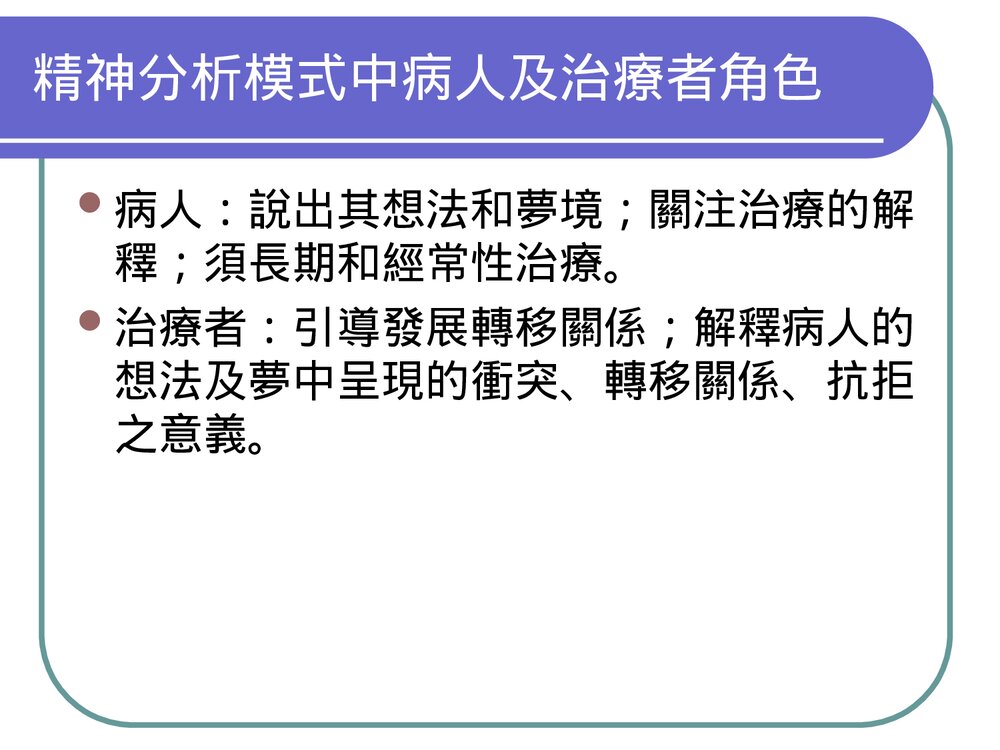 精神卫生护理的基本概念PPT课件10