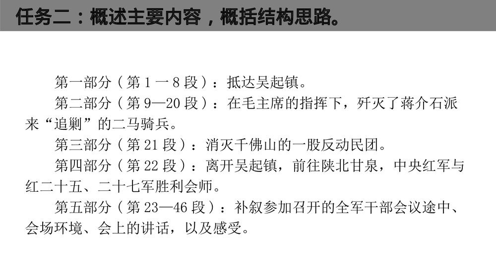 《长征胜利万岁》高中语文选择性必修上册PPT教学课件7