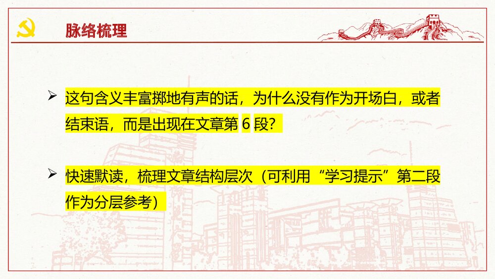 高中语文选择性必修上册《中国人民站起来了》PPT课件9