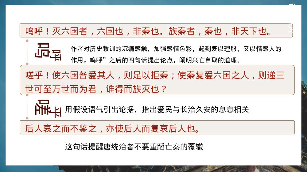 《阿房宫赋》统编版高中语文必修二PPT课件(第3课时)9