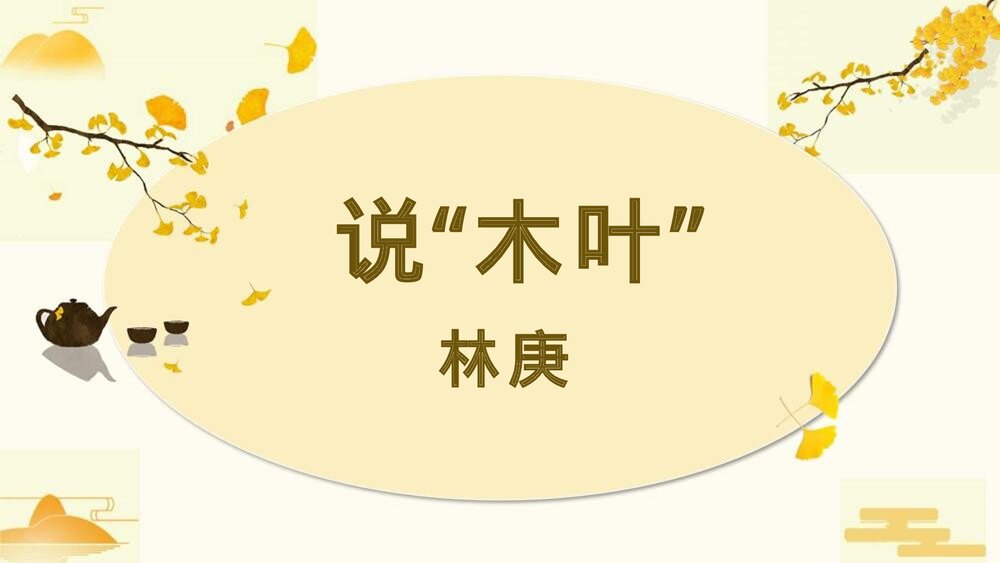 高中语文必修二《说“木叶”》PPT优质课件1